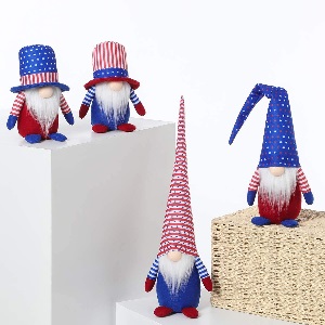 Patriotic Gnome Décor available for all of your patriotic holidays. There's a gnome for all season.