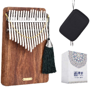 The LingTing Kalimba 17 keys Thumb Piano is a fun instrument for everyone.